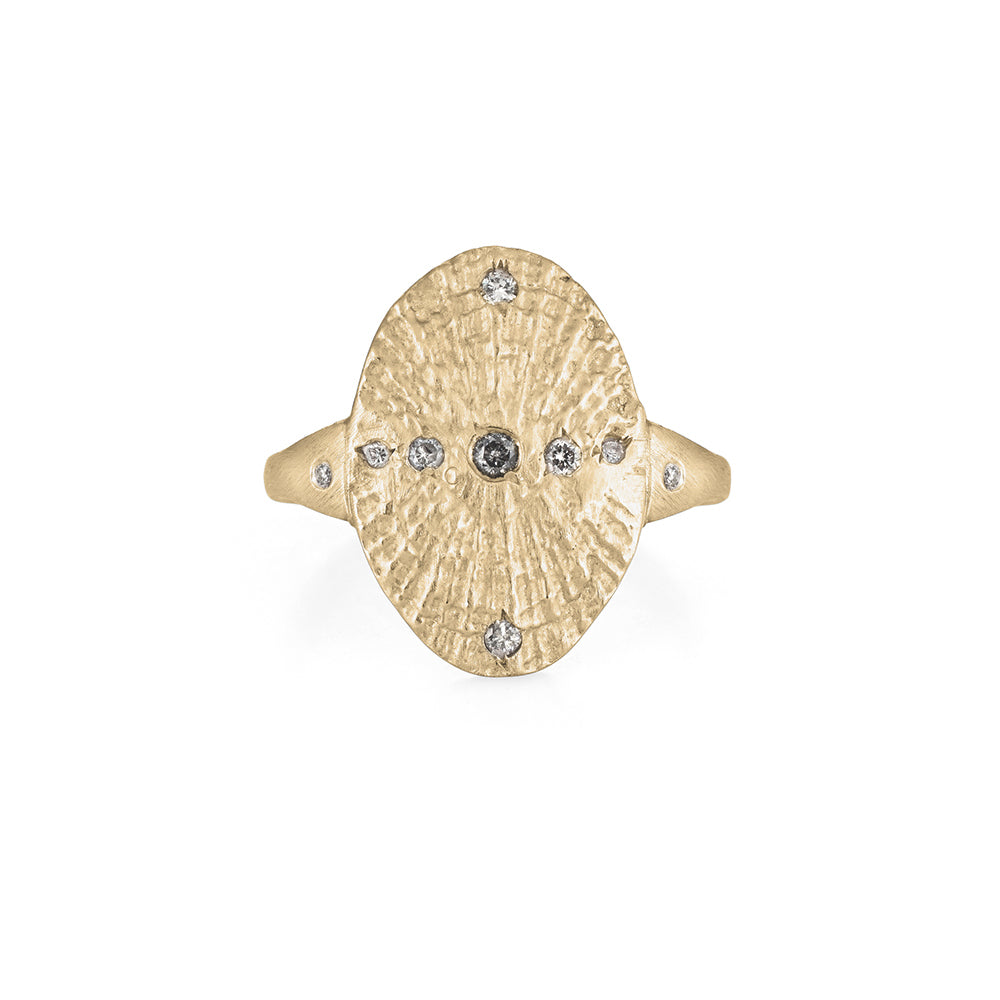 DECO MEDALLION RING