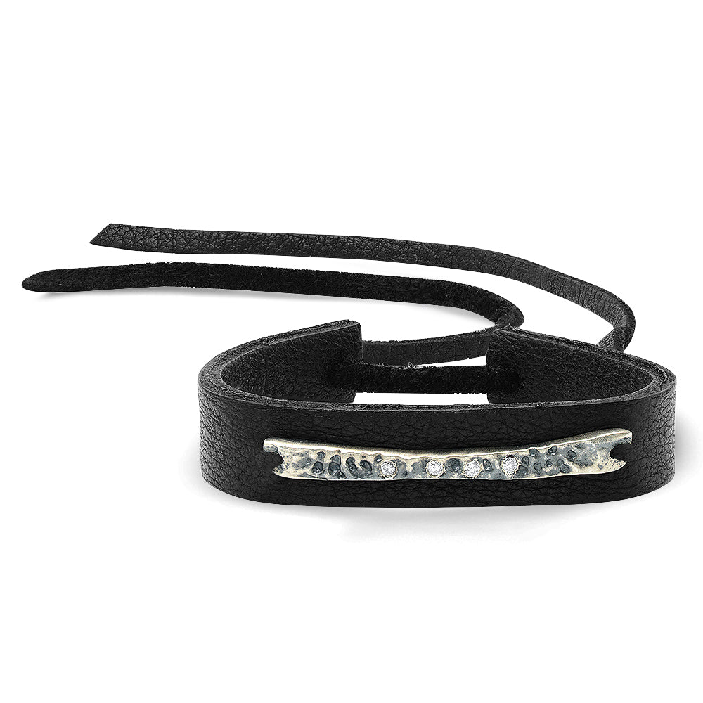 THIN FOSSIL TORTOISE BRACELET