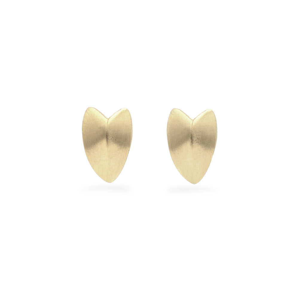KNIFE EDGE HEART STUDS