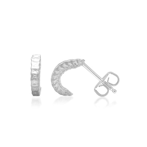 RIDGED HOOP STUDS