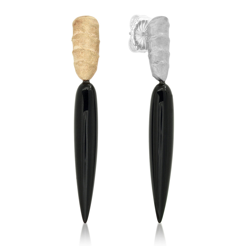 SPINE SPIKE DROP EARRINGS