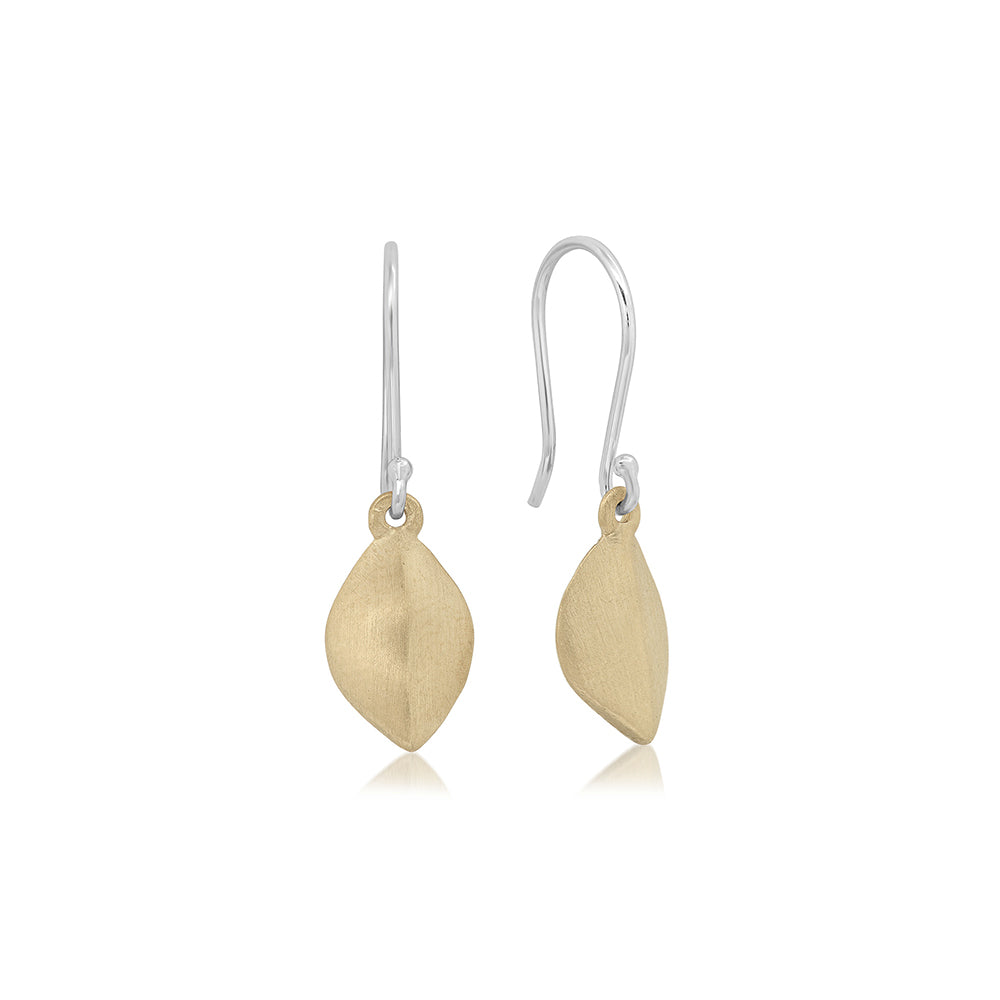 TINY LEAF EARRINGS