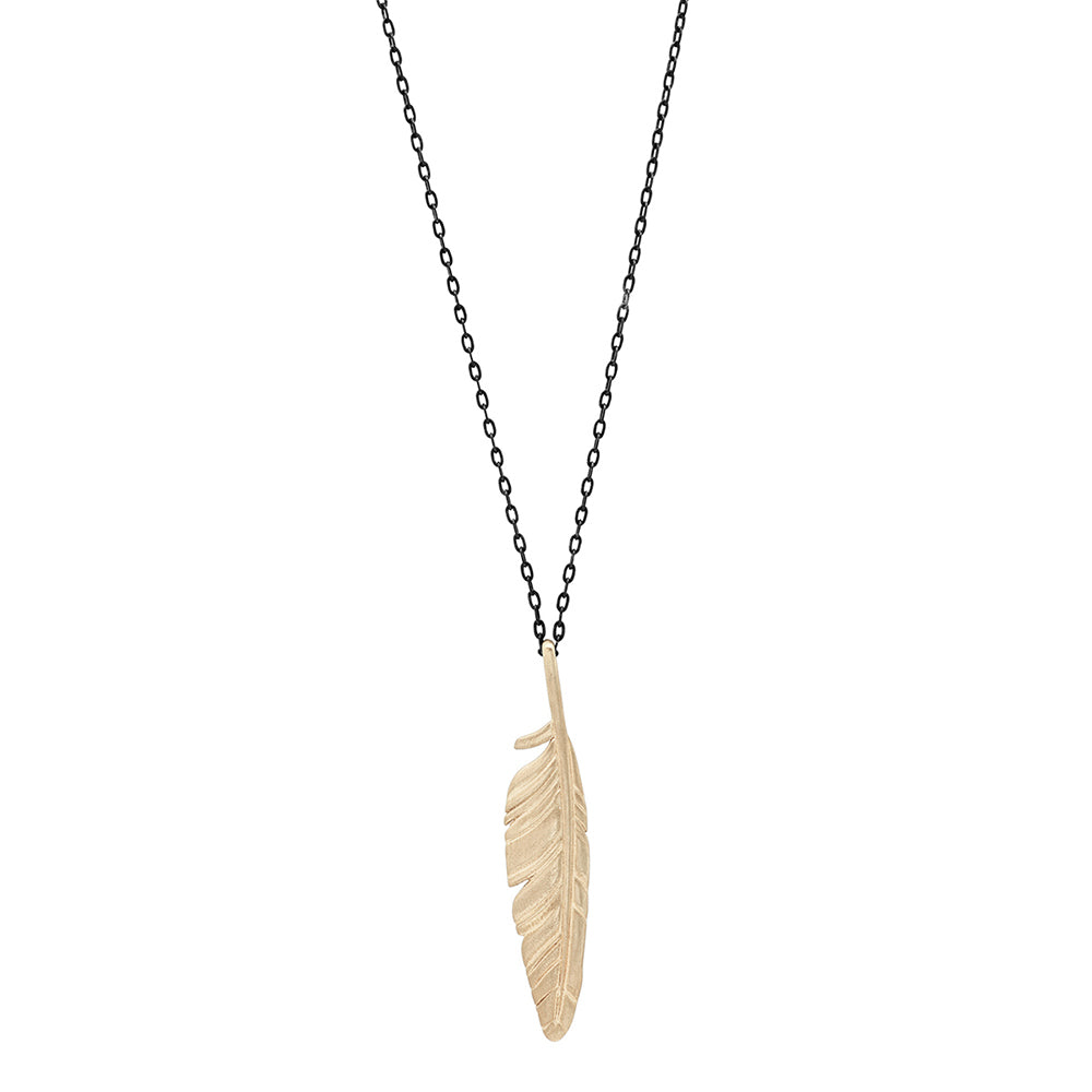 FLIGHT FEATHER CHAIN NECKLACE