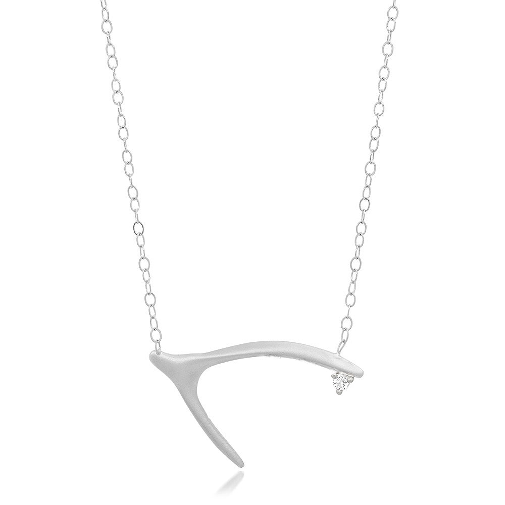 Limited-Edition Platinum Plated Partridge Wishbone Necklace – The Fife Arms  Shop